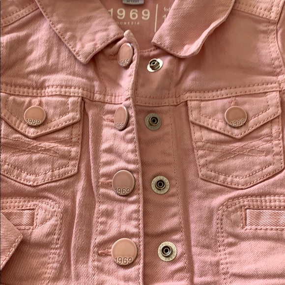 Baby Pink Gap Jean Jacket - Picture 3 of 3